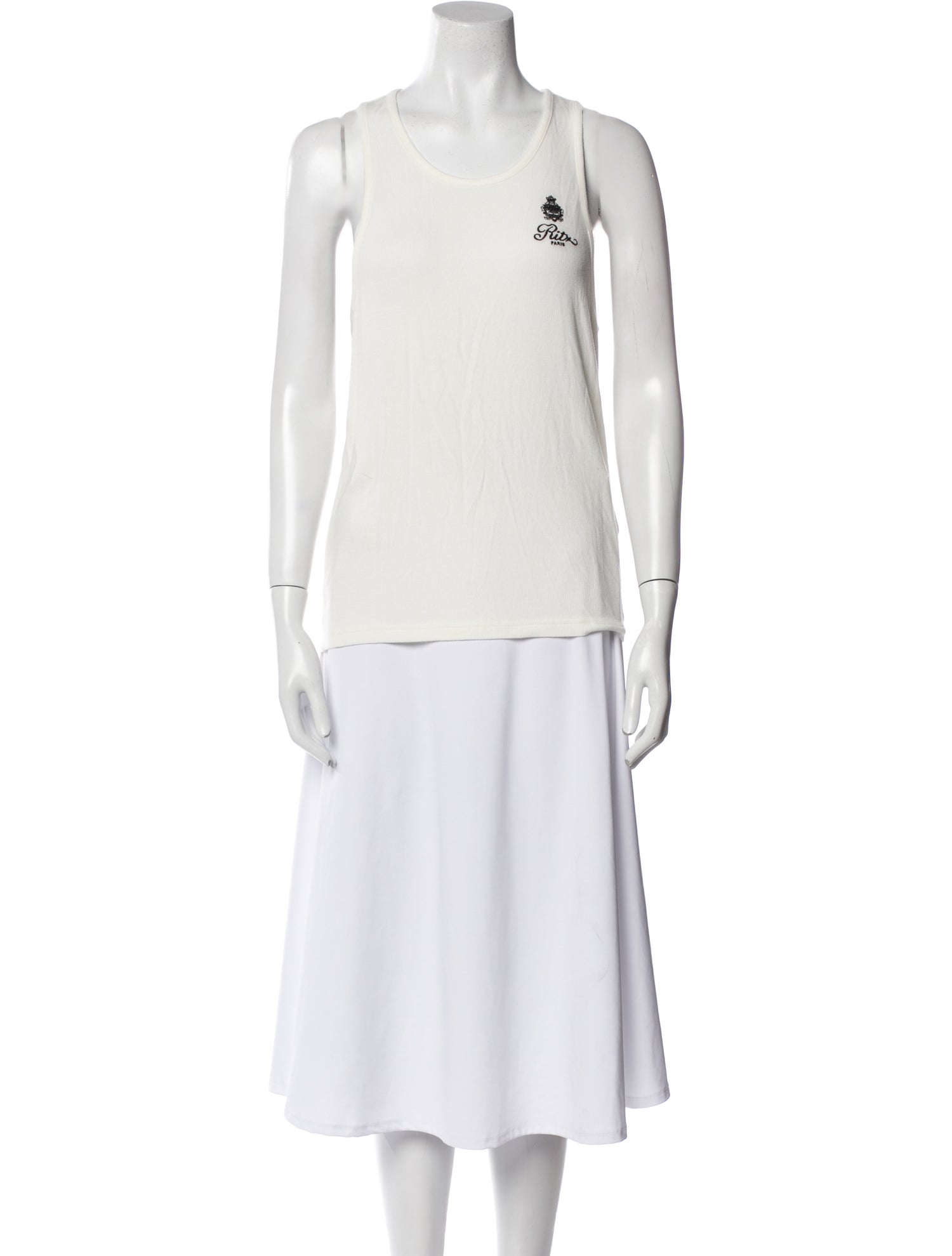 Frame x Ritz Paris Scoop Neck Sleeveless Top w/ Tags