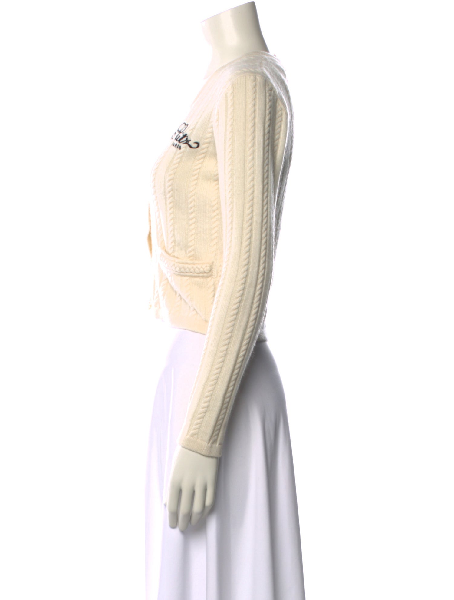 Frame x Ritz Paris Cashmere V-Neck Sweater w/ Tags