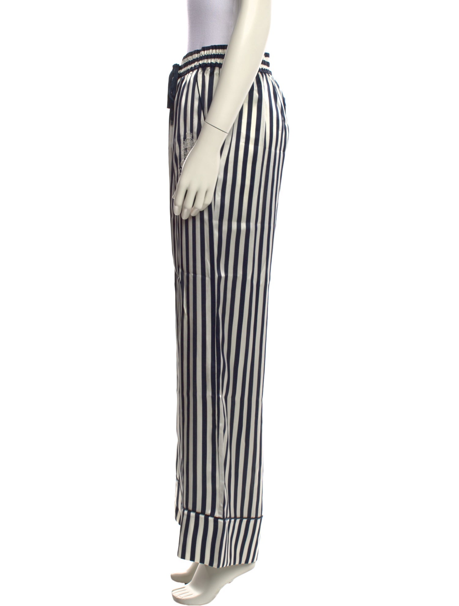 Frame x Ritz Paris Silk Wide Leg Pants