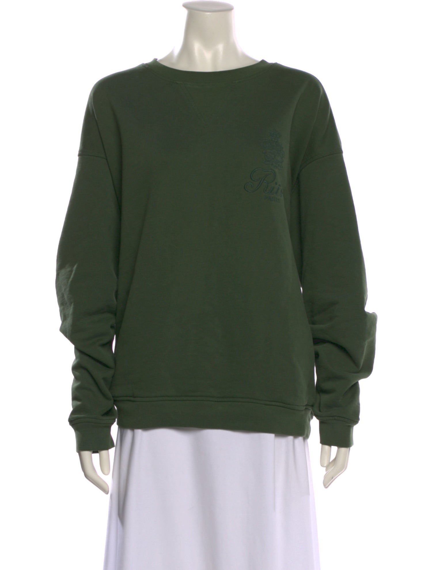 Frame x Ritz Paris Crew Neck Long Sleeve Sweatshirt