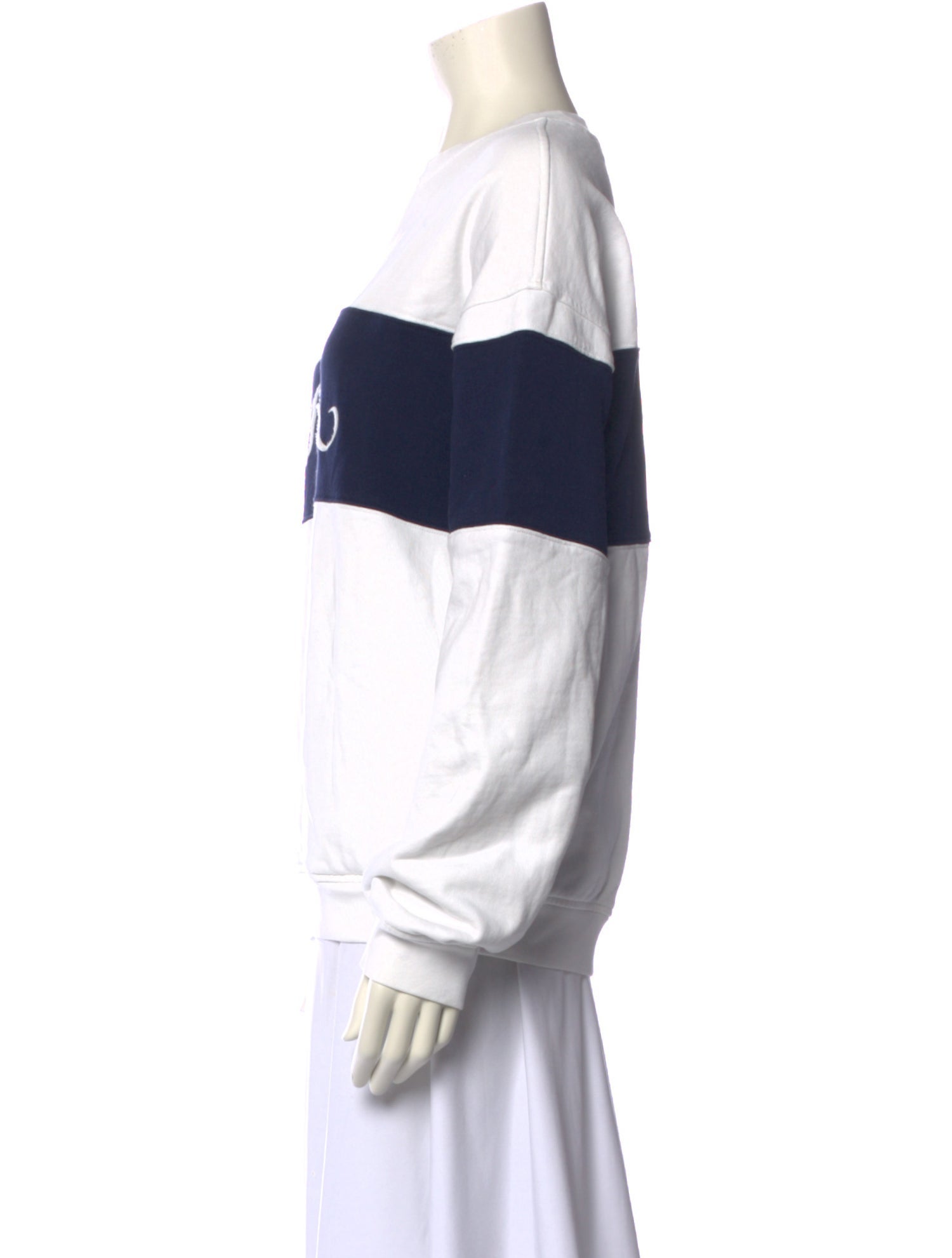 Frame x Ritz Paris Graphic Print Crew Neck Sweatshirt