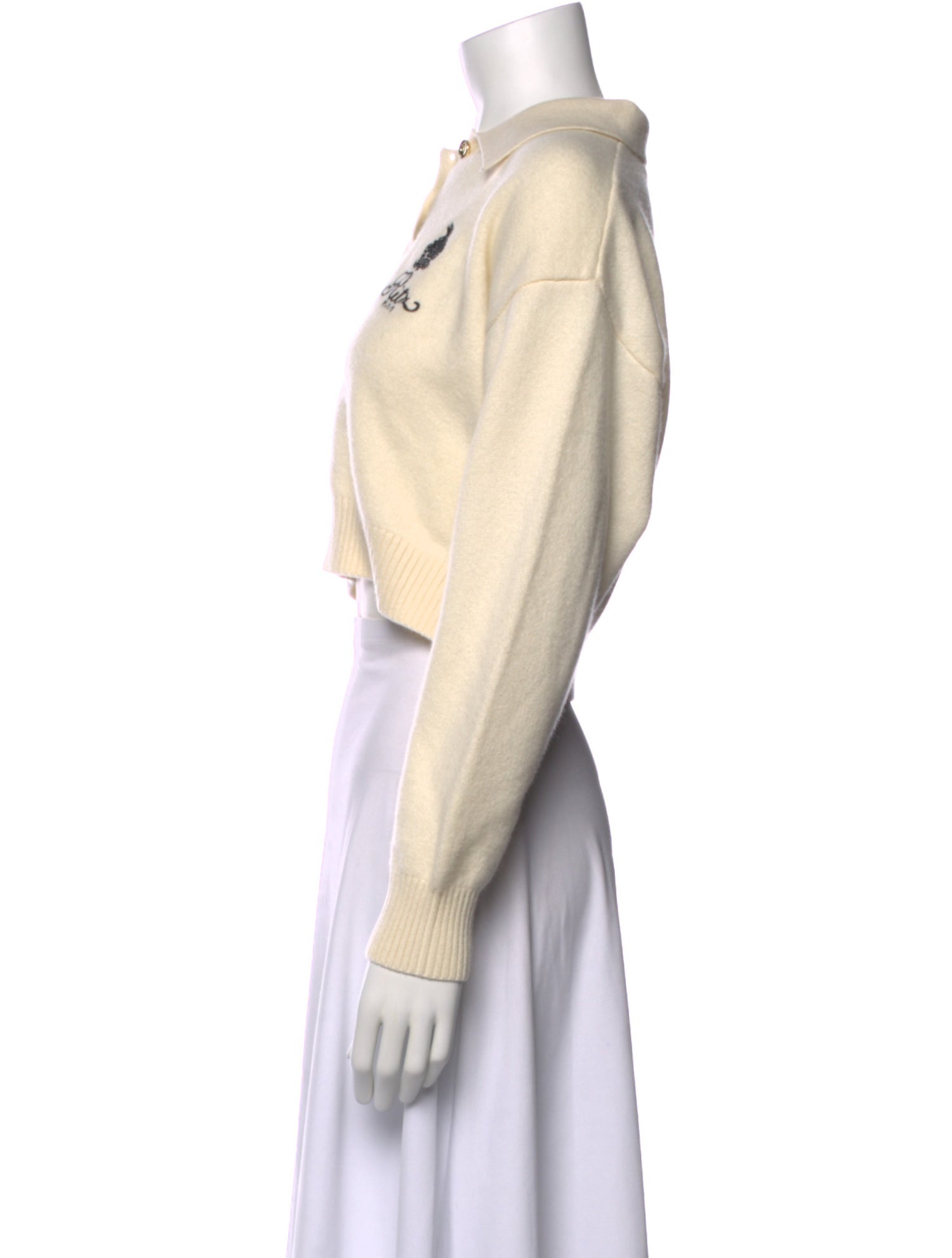 Frame x Ritz Paris Cashmere V-Neck Sweater