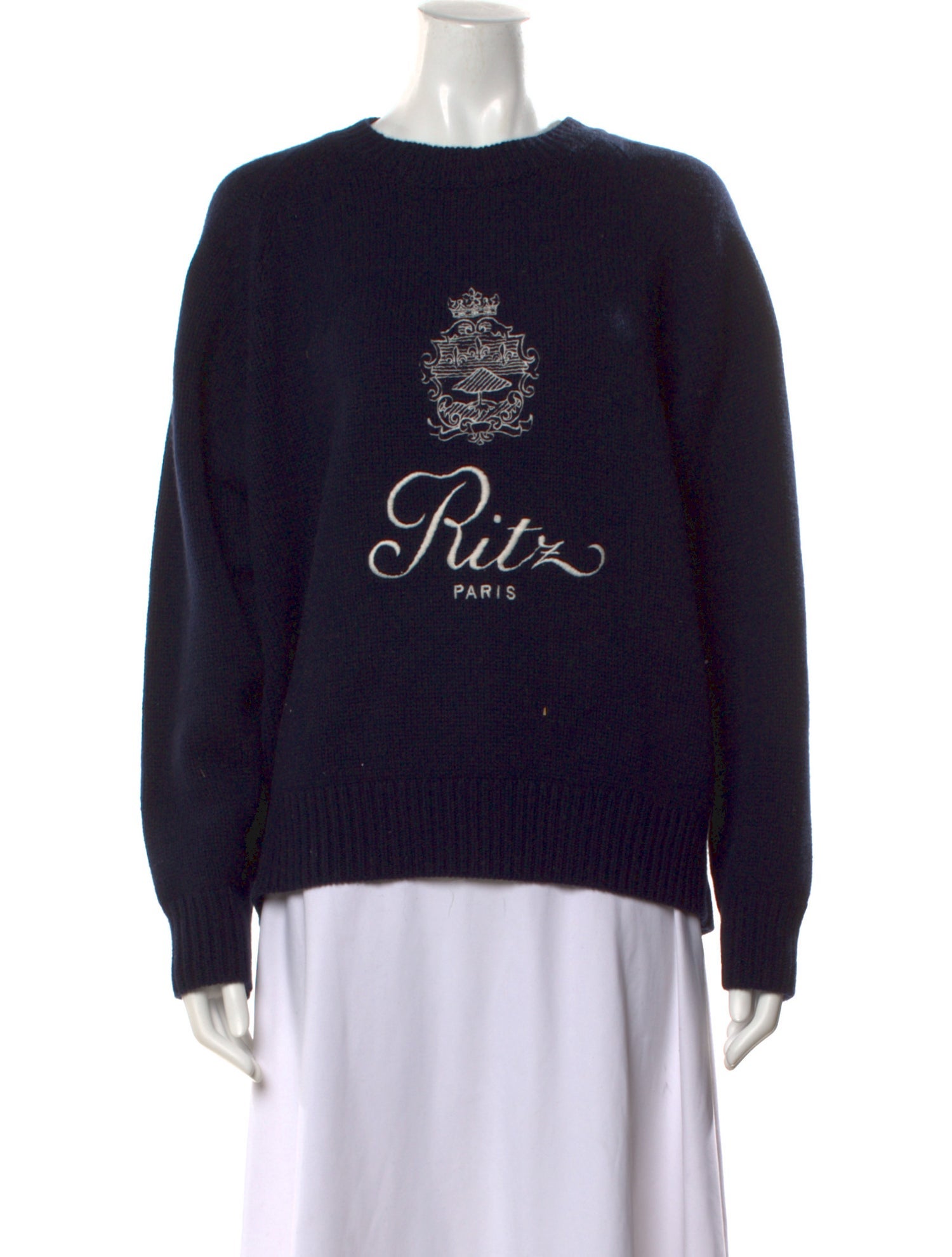 Frame x Ritz Paris Cashmere Crew Neck Sweater