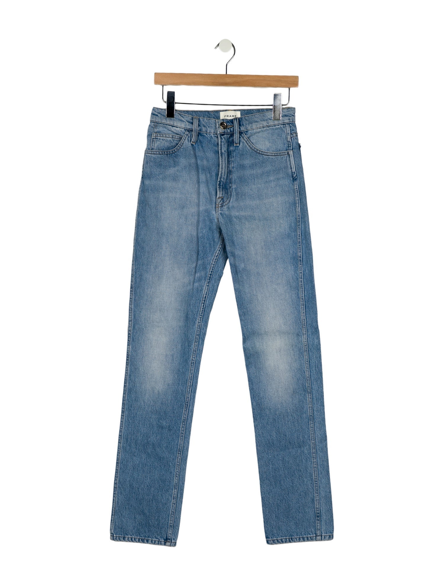 Frame x Ritz Paris High-Rise Straight Leg Jeans