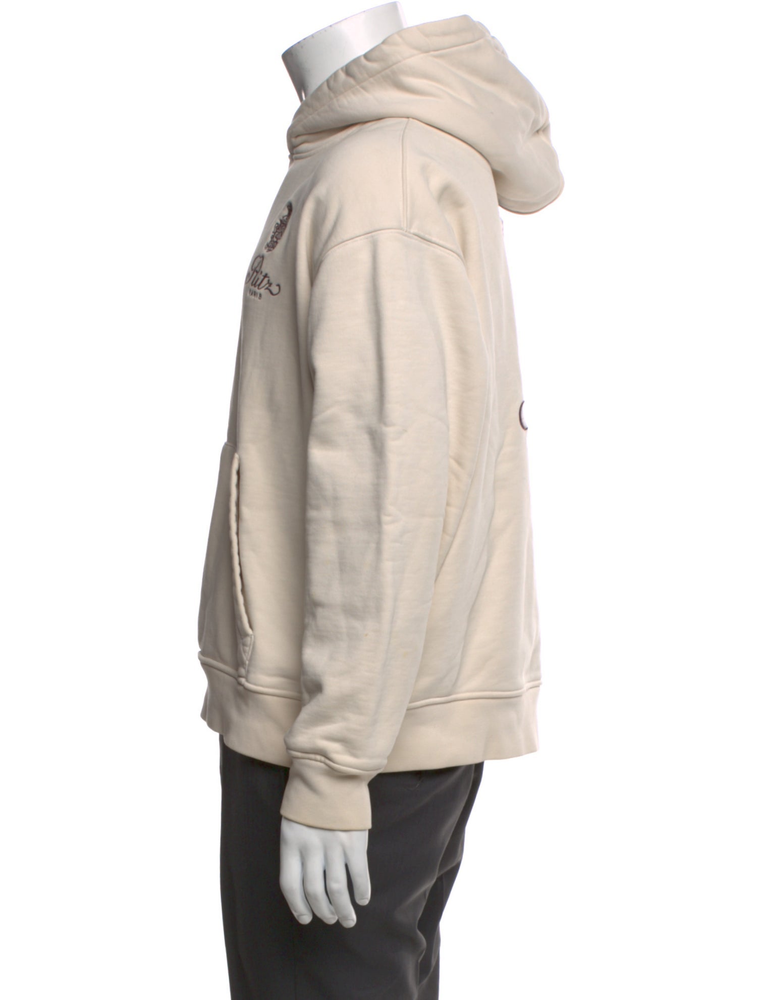 Frame x Ritz Paris Graphic Print Crew Neck Hoodie