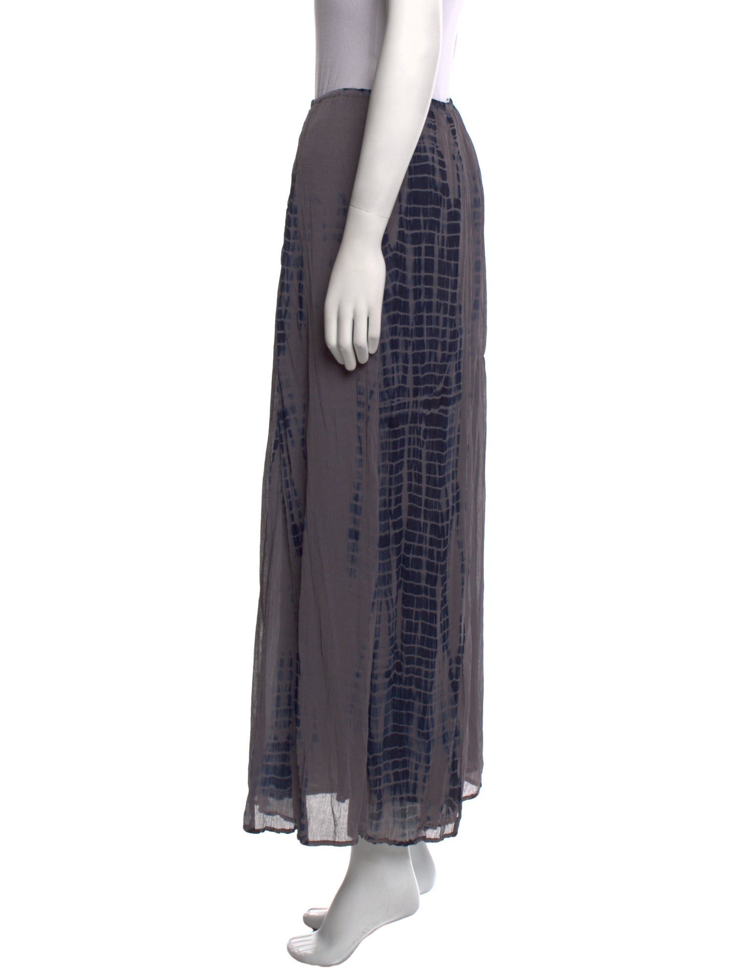 Fara Nylon Midi Length Skirt