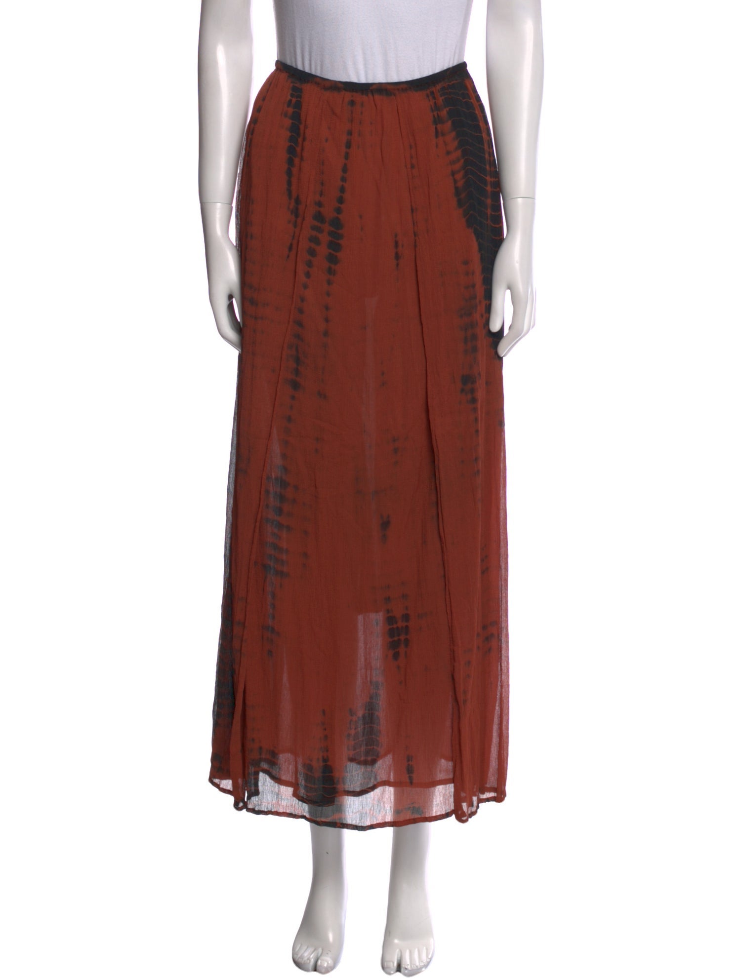 Fara Floral Print Midi Length Skirt