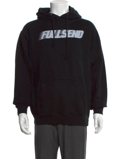 FULL SEND by NELK Graphic Print Crew Neck Hoodie