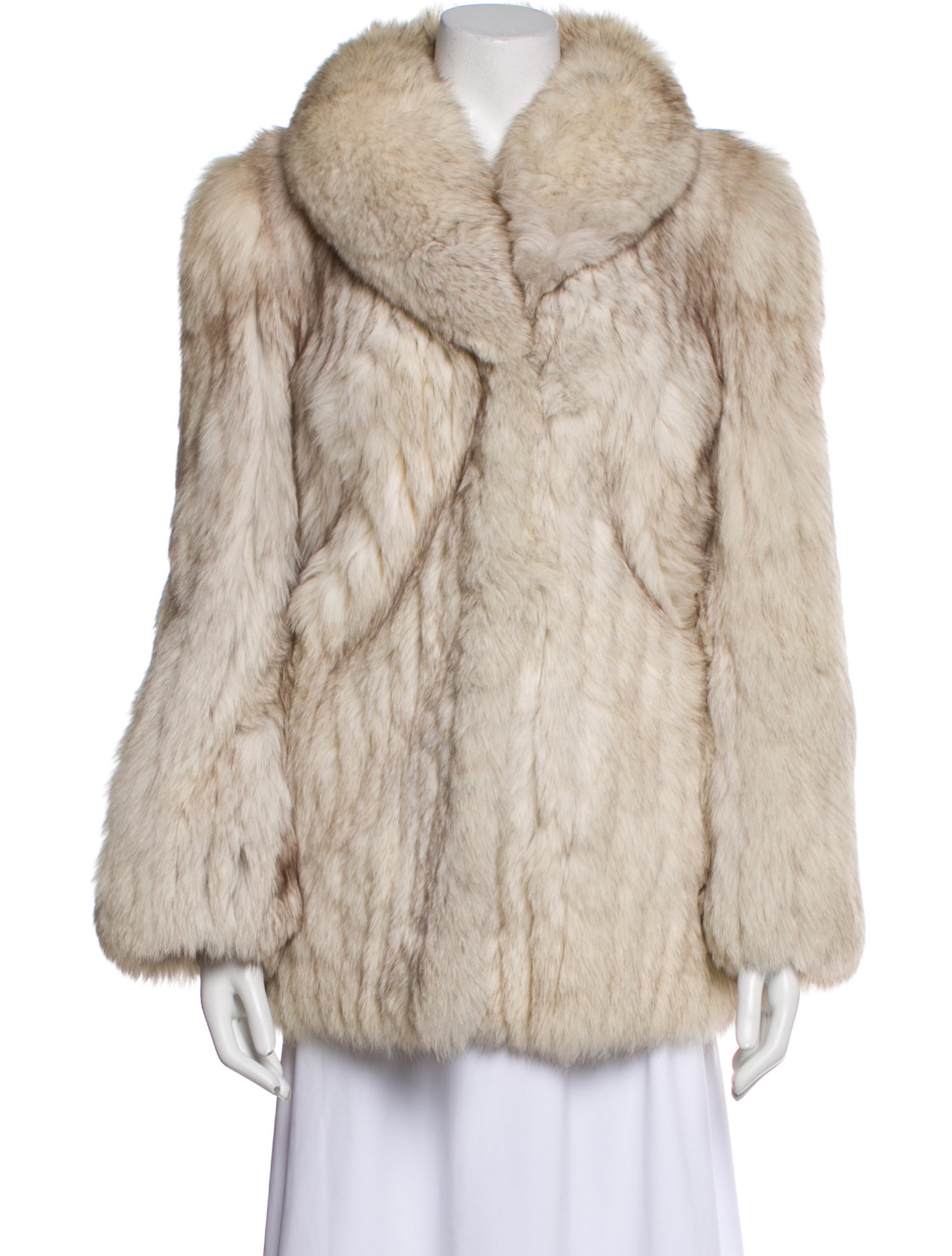 Four Seasons fur Fox Faux Fur Jacket