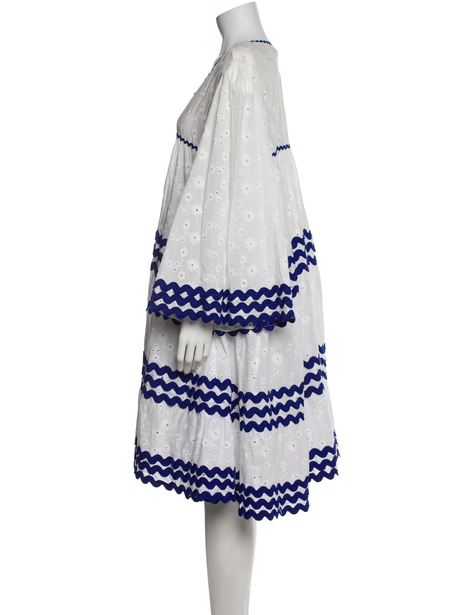 Flora Sardalos Striped Knee-Length Dress