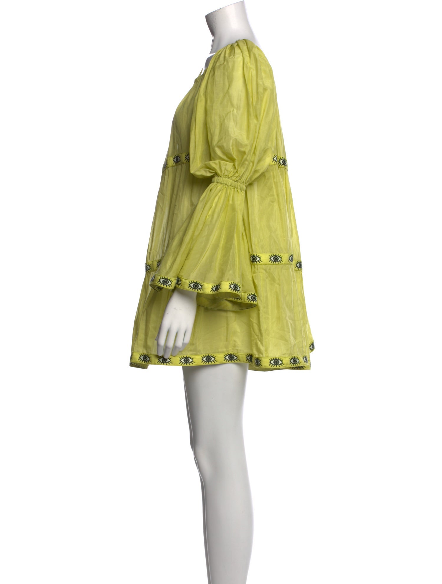 Flora Sardalos Scoop Neck Mini Dress