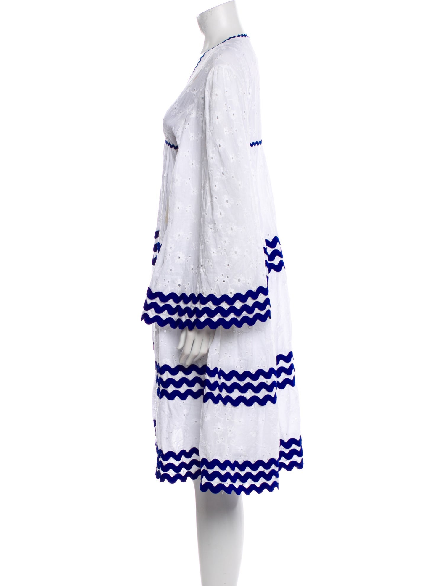 Flora Sardalos Striped Midi Length Dress