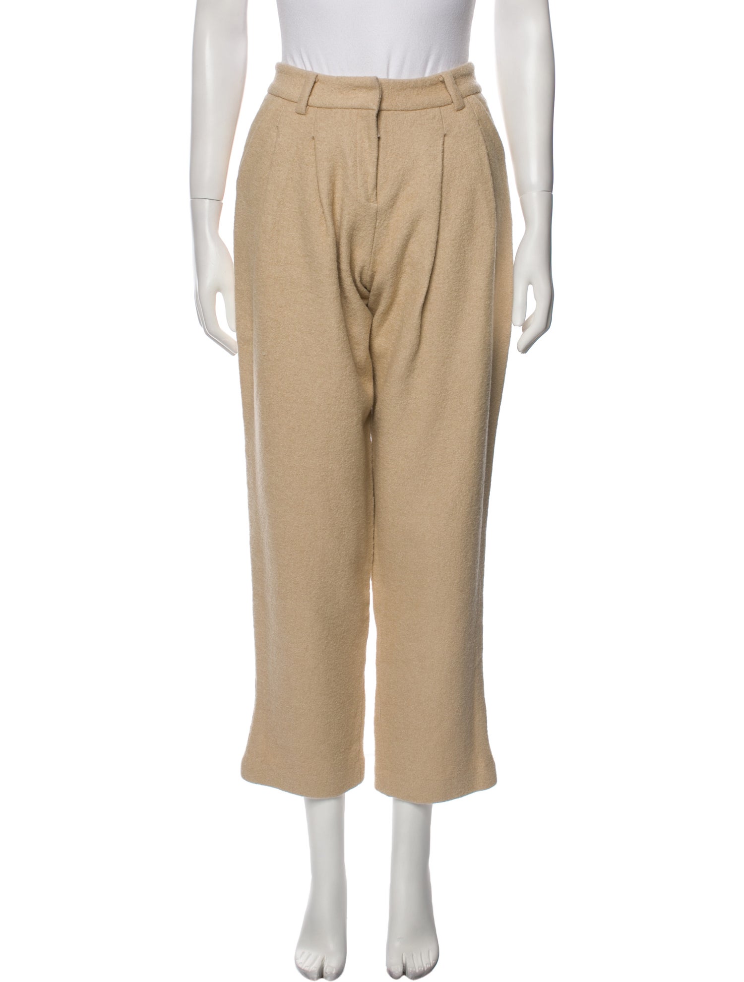 The Frankie Shop Wool Straight Leg Pants
