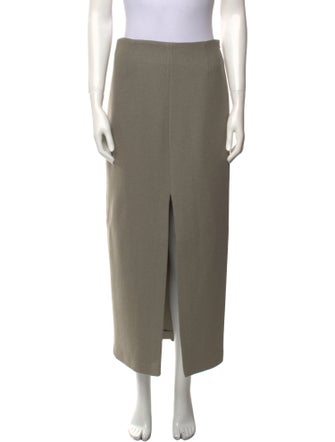 The Frankie Shop Wool Midi Length Skirt