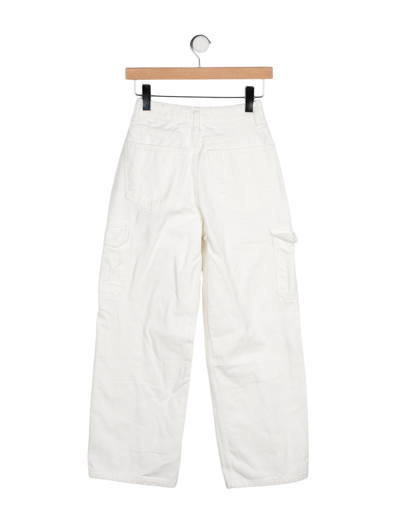 The Frankie Shop Mid-Rise Wide Leg Jeans