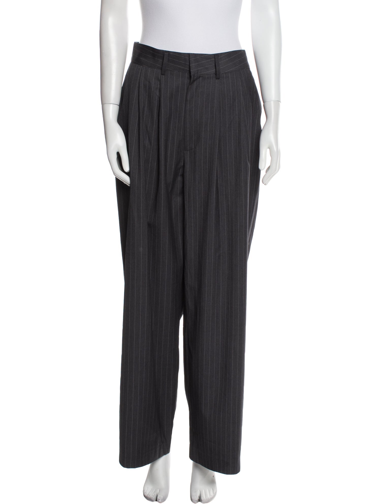 The Frankie Shop Striped Wide Leg Pants
