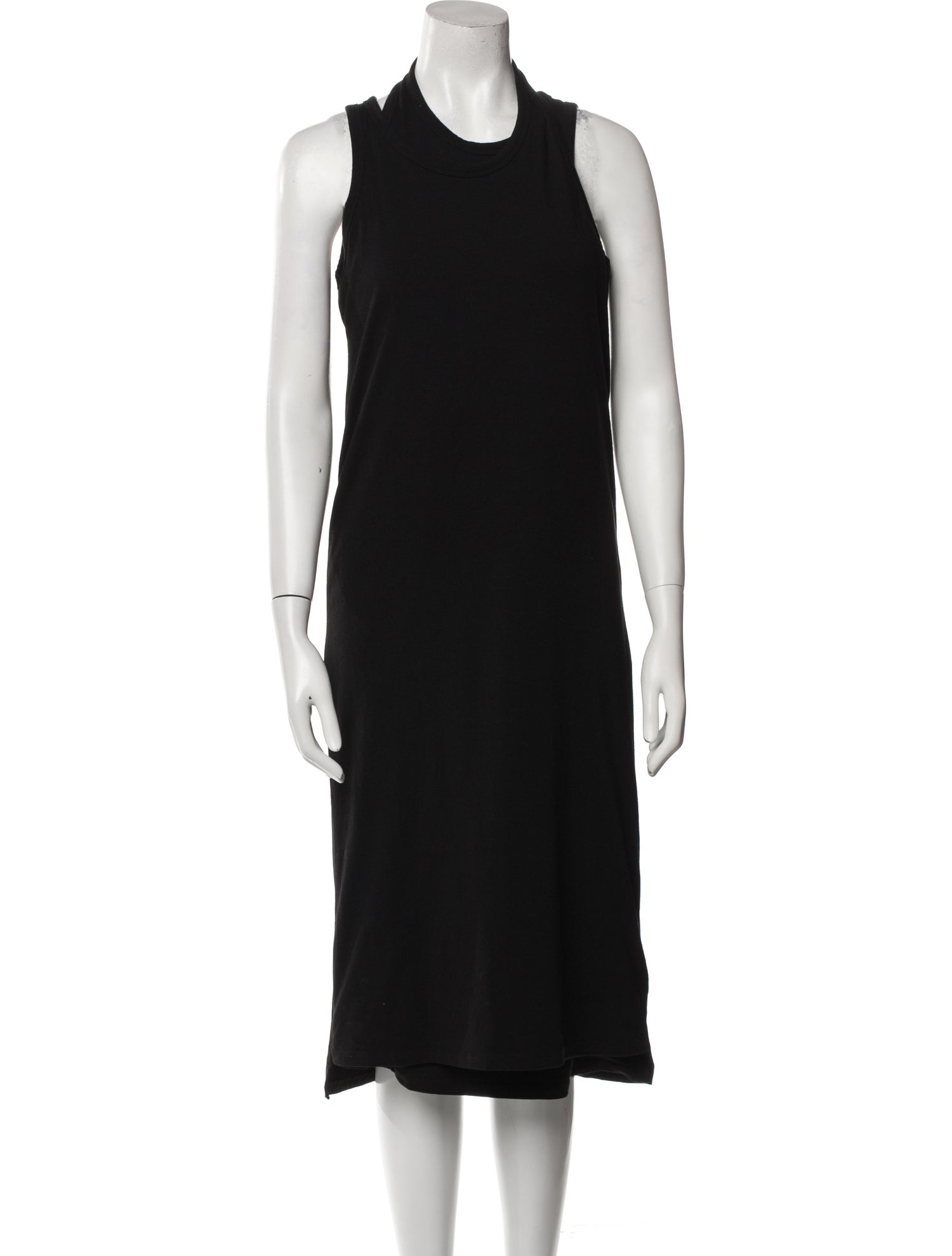 The Frankie Shop Crew Neck Midi Length Dress - Black Dresses, Clothing - WFSOP36135 | The RealReal The Frankie Shop Crew Neck Midi Length Dress - Black Dresses, Clothing - WFSOP36135 | The RealReal