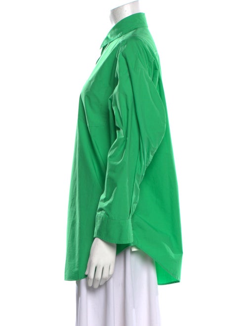 The Frankie Shop Long Sleeve Button-Up Top