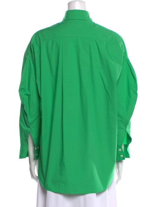 The Frankie Shop Long Sleeve Button-Up Top