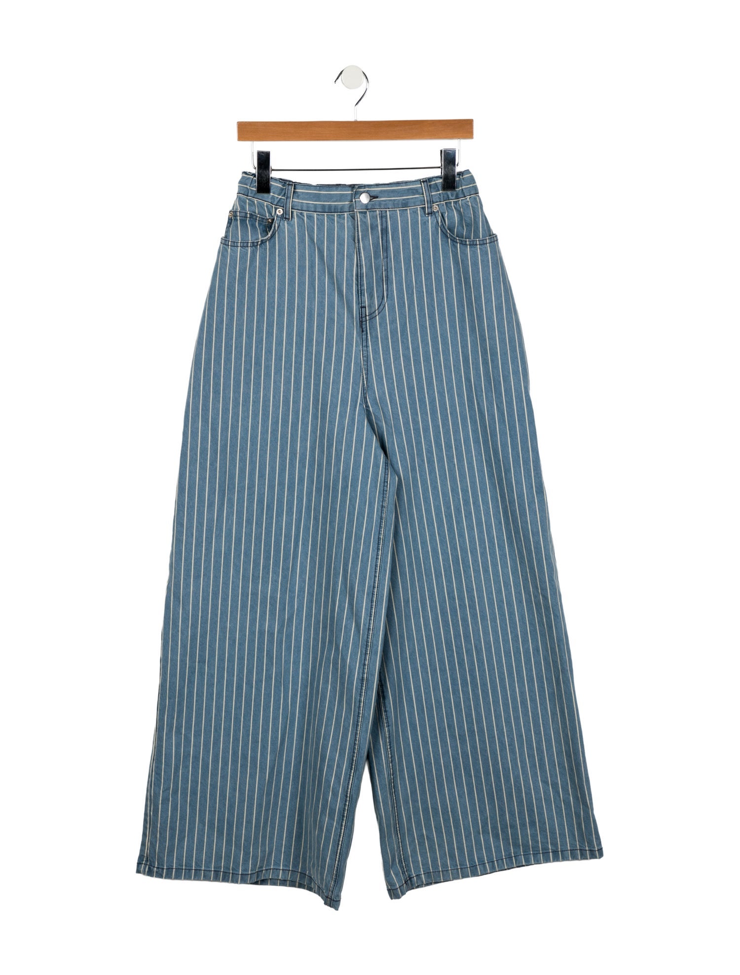 The Frankie Shop Striped Wide Leg Pants
