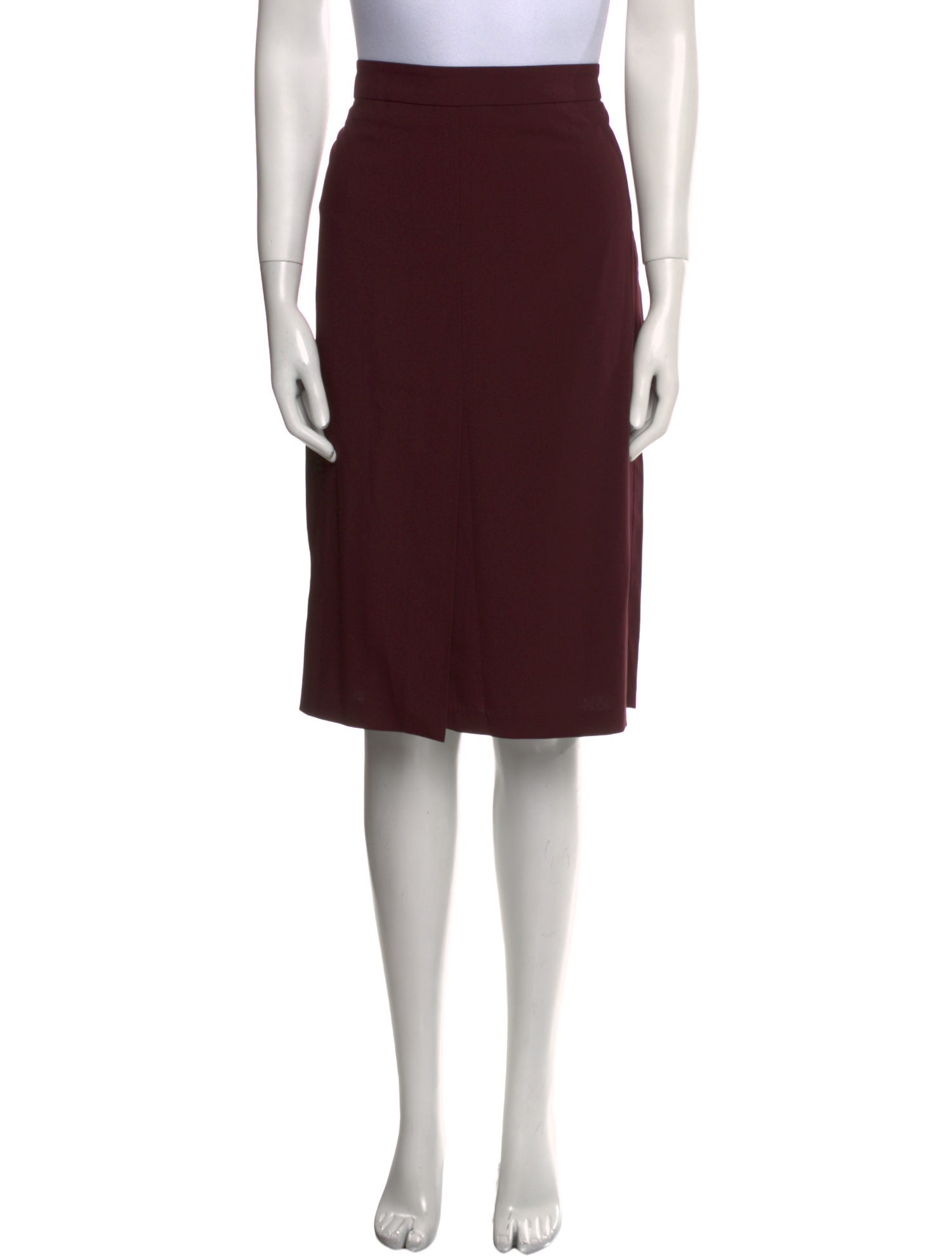 The Frankie Shop Pleated Accents Knee-Length Skirt