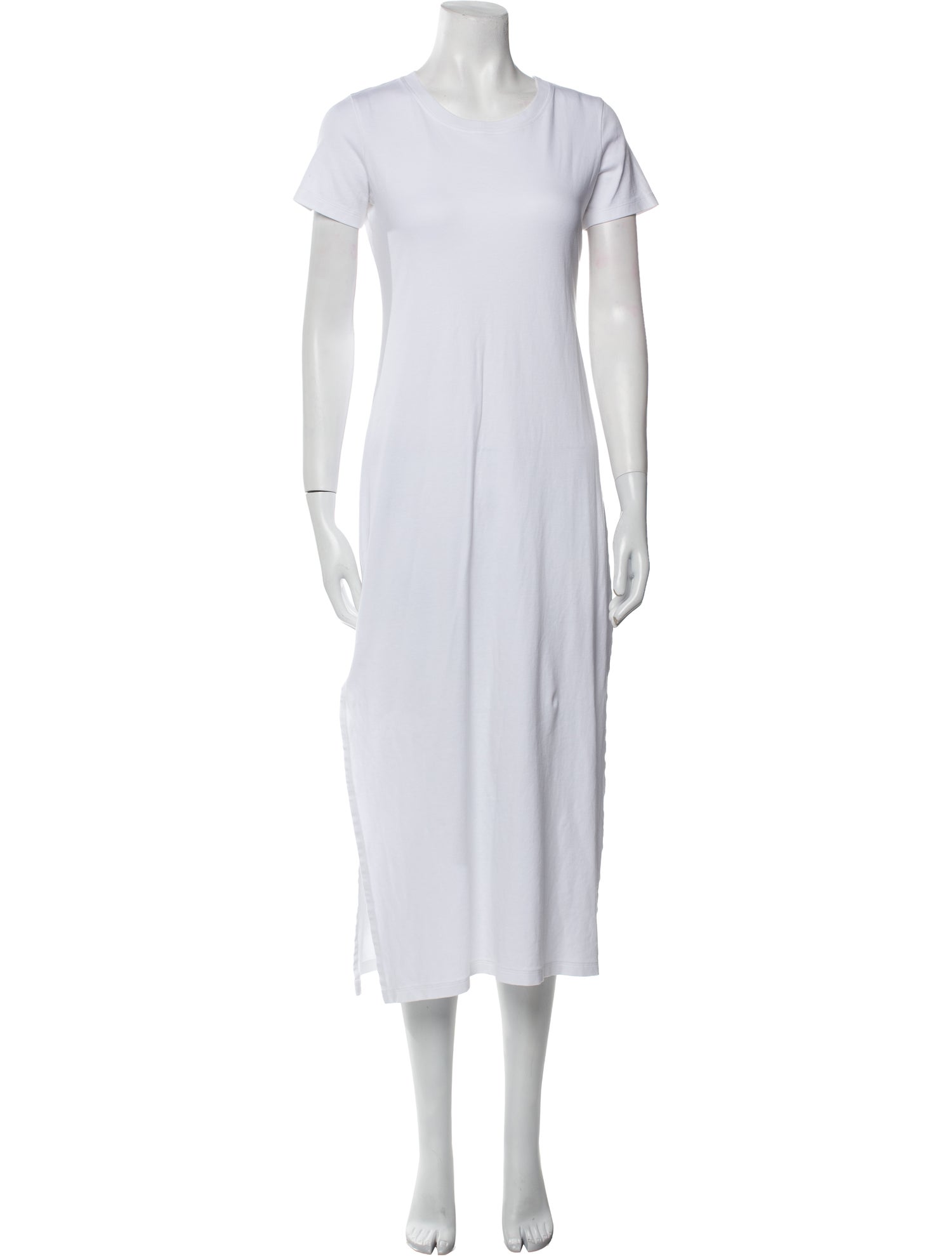 Jil Sander Alligator Mini Dress - White Dresses, Clothing