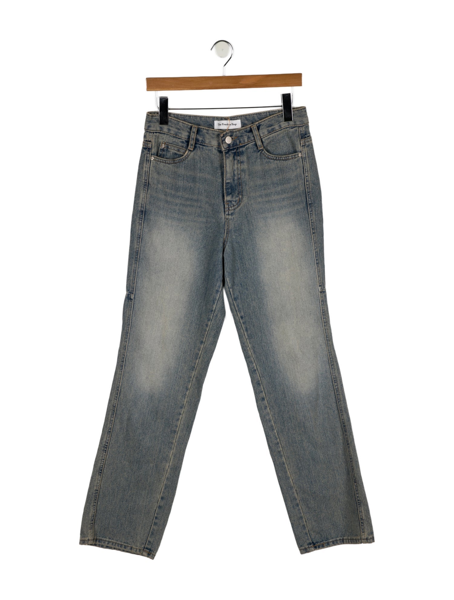 The Frankie Shop High-Rise Wide Leg Jeans