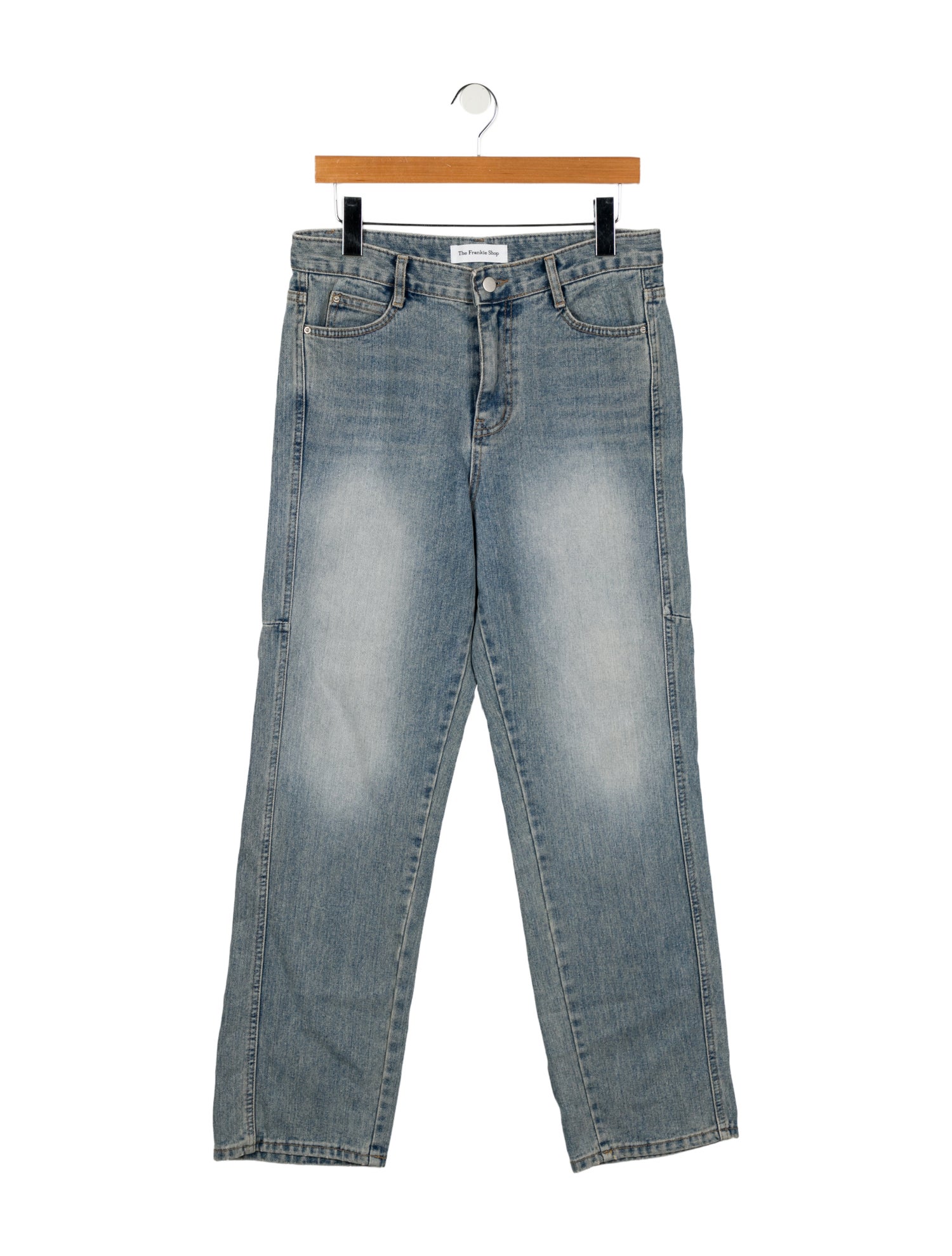 The Frankie Shop High-Rise Wide Leg Jeans