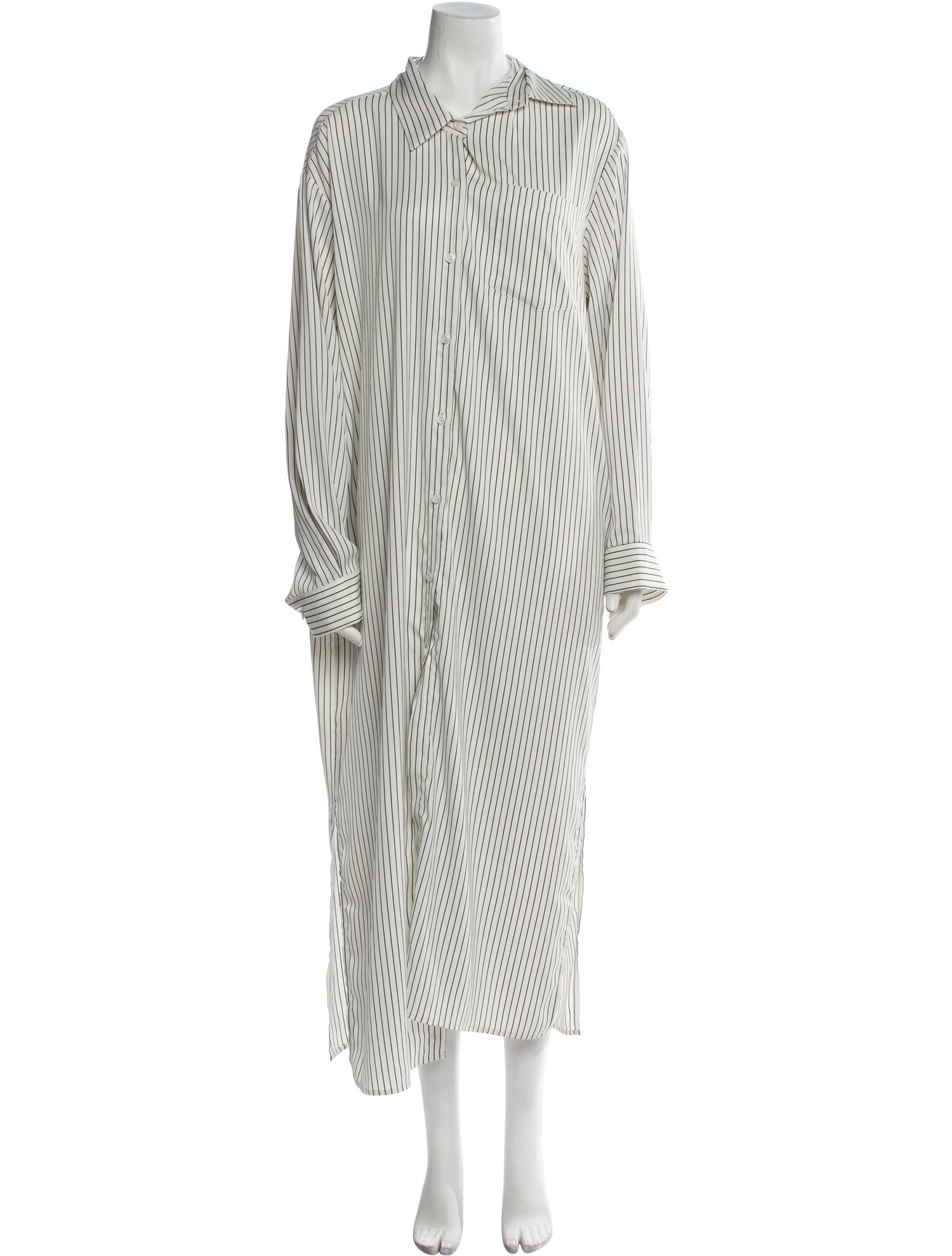 The Frankie Shop Striped Long Dress