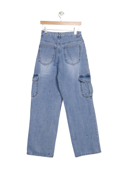 The Frankie Shop High-Rise Wide Leg Jeans