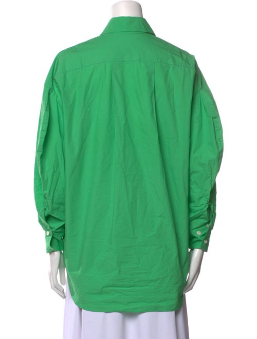 The Frankie Shop Long Sleeve Button-Up Top