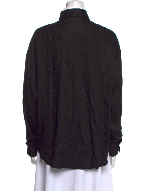 The Frankie Shop Long Sleeve Button-Up Top