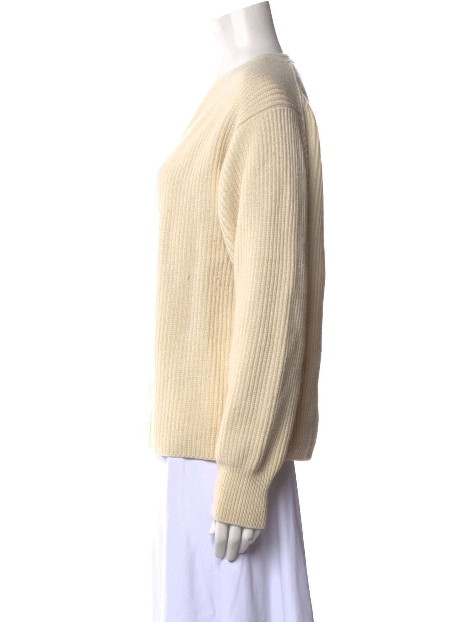 The Frankie Shop Wool V-Neck Sweater