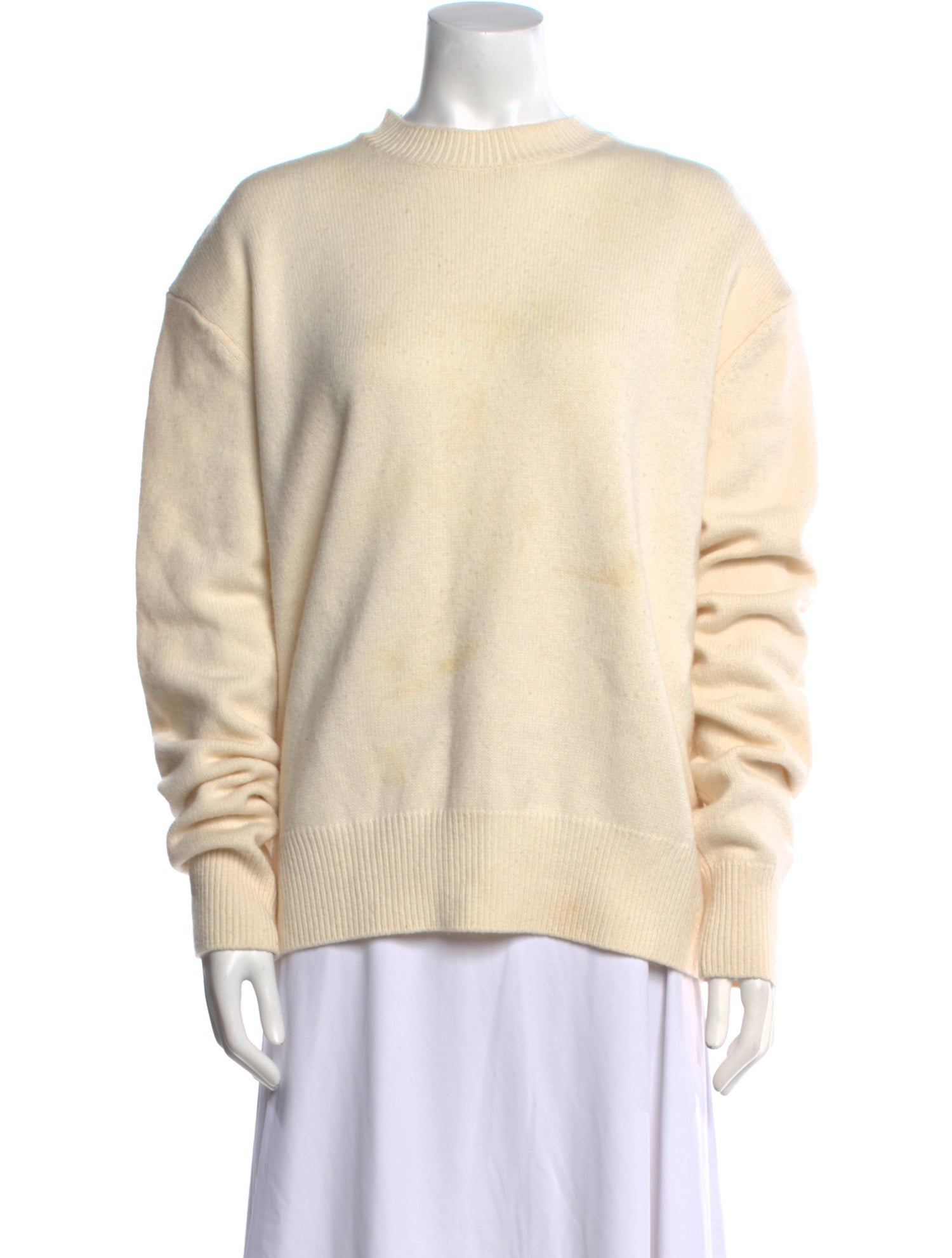 The Frankie Shop Merino Wool Crew Neck Sweater