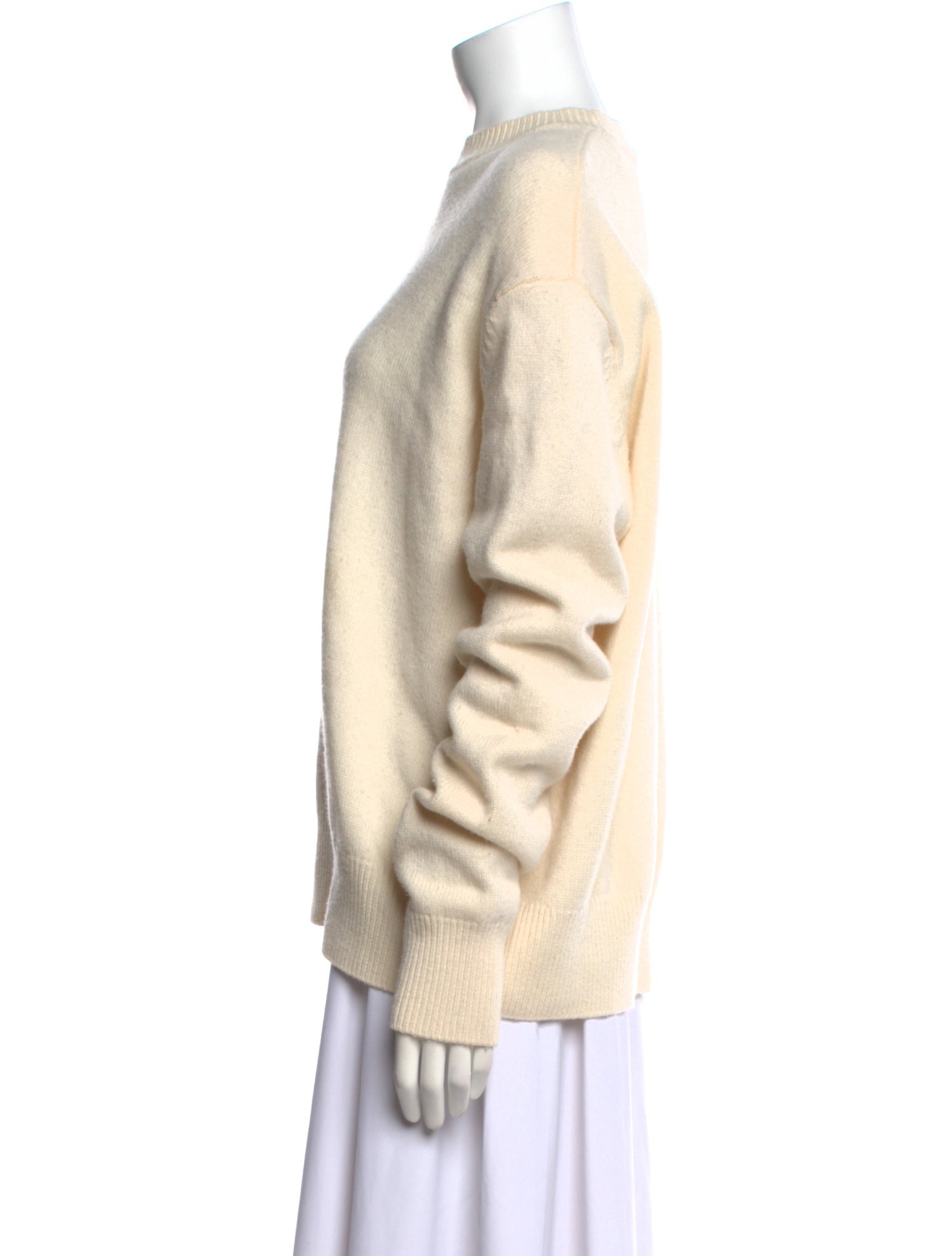 The Frankie Shop Merino Wool Crew Neck Sweater