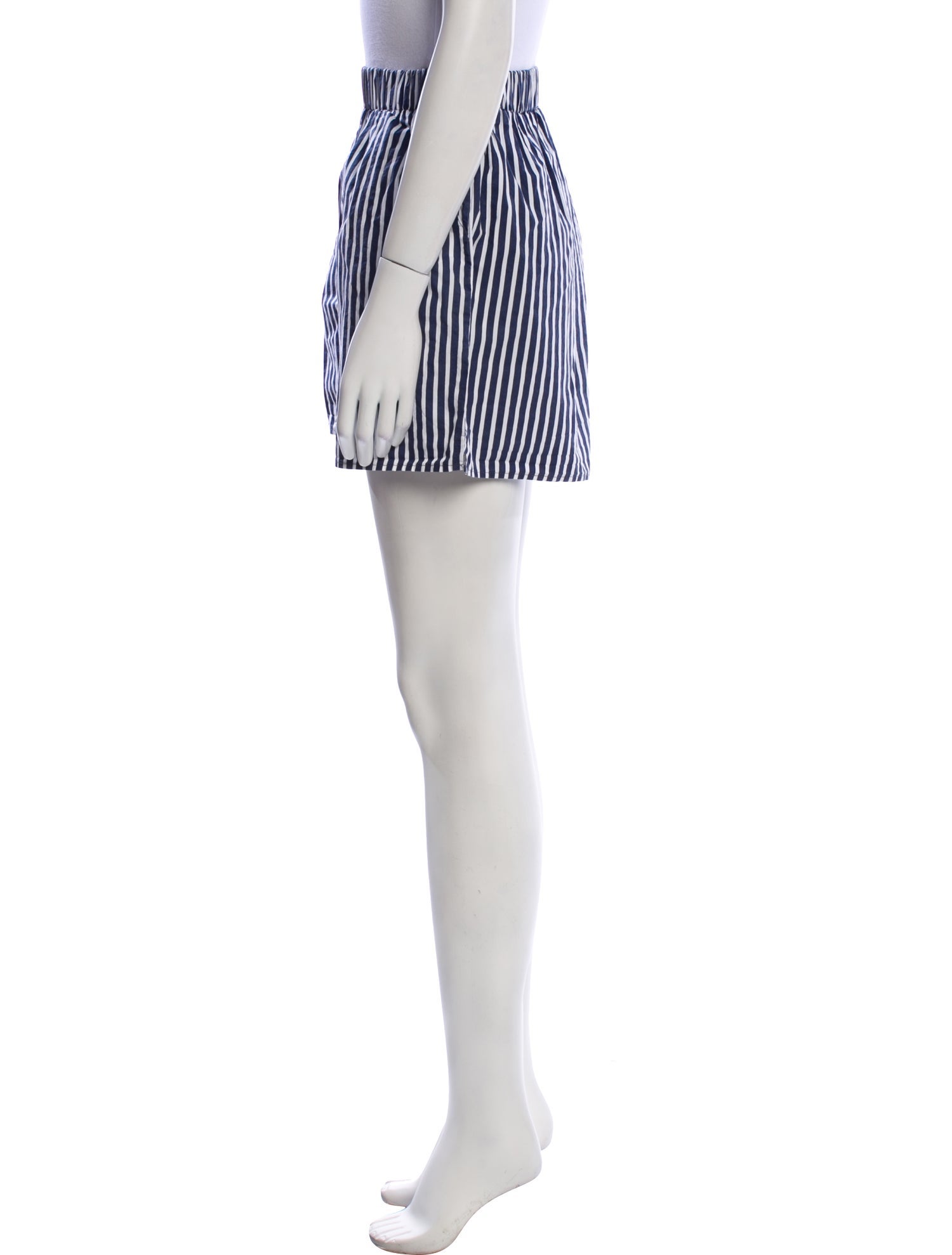 The Frankie Shop Striped Mini Shorts