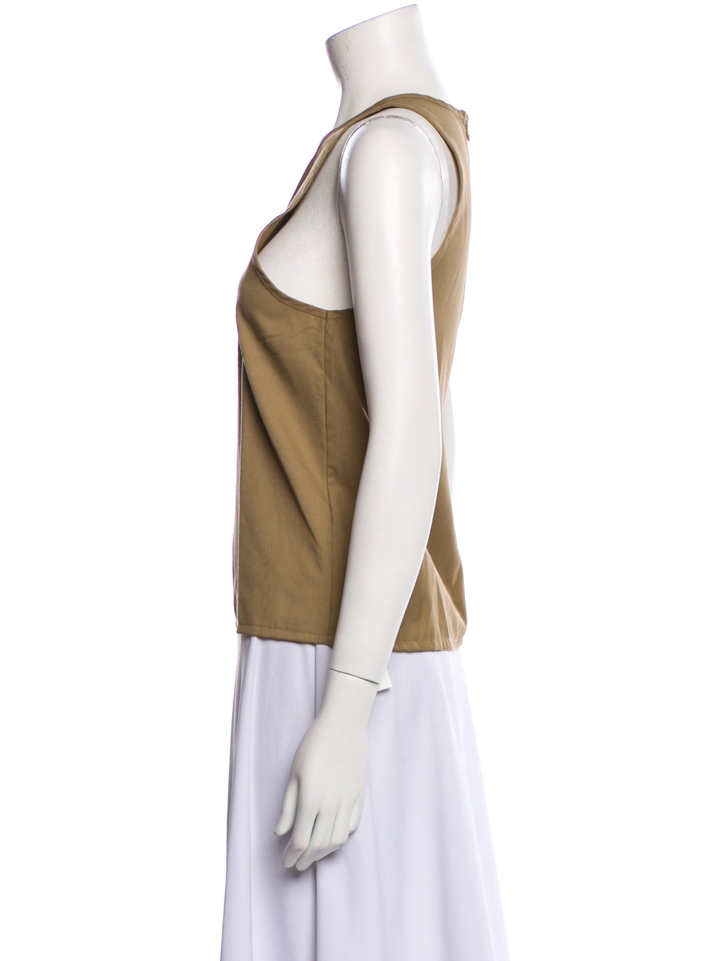 The Frankie Shop Scoop Neck Sleeveless Top