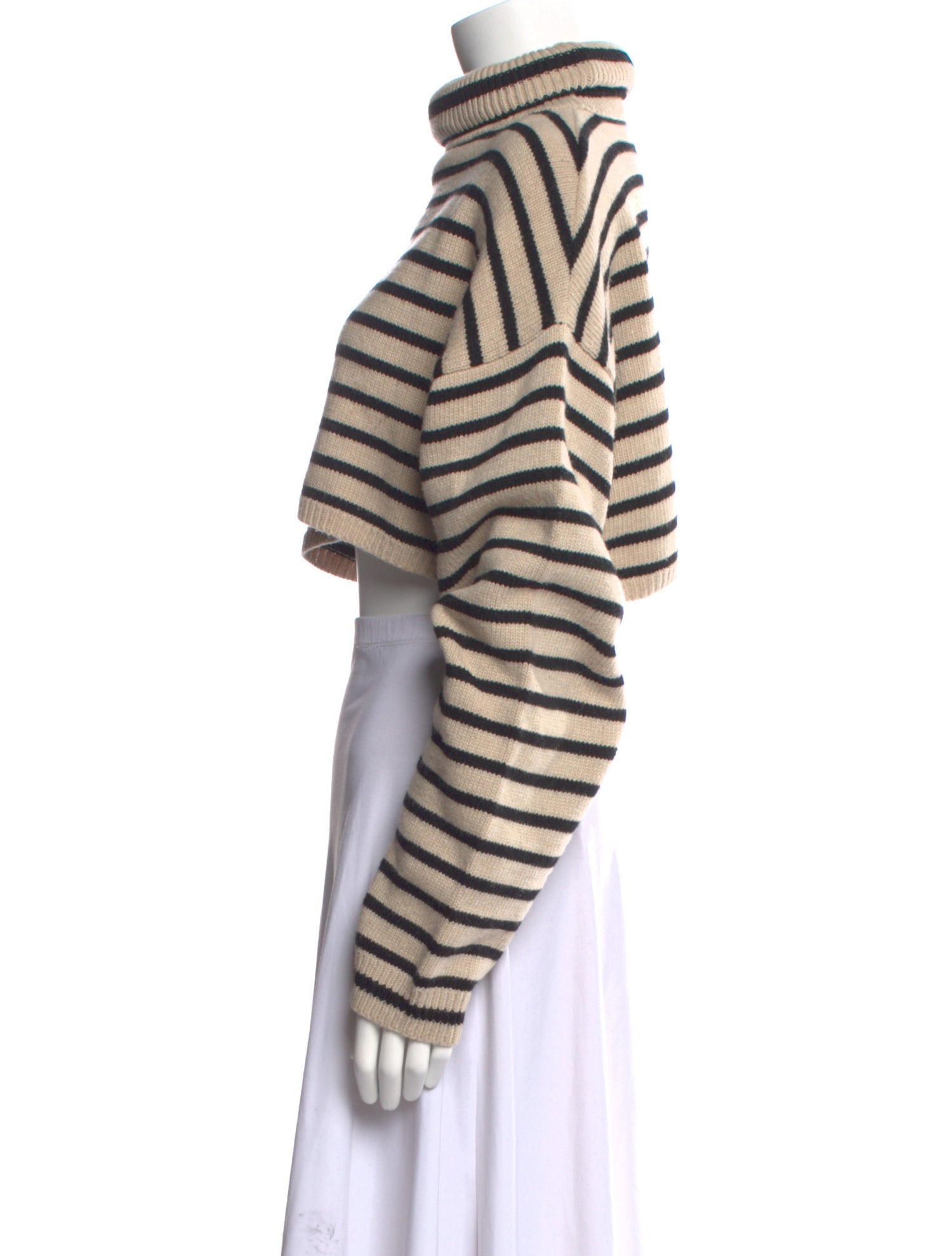 The Frankie Shop Striped Turtleneck Sweater