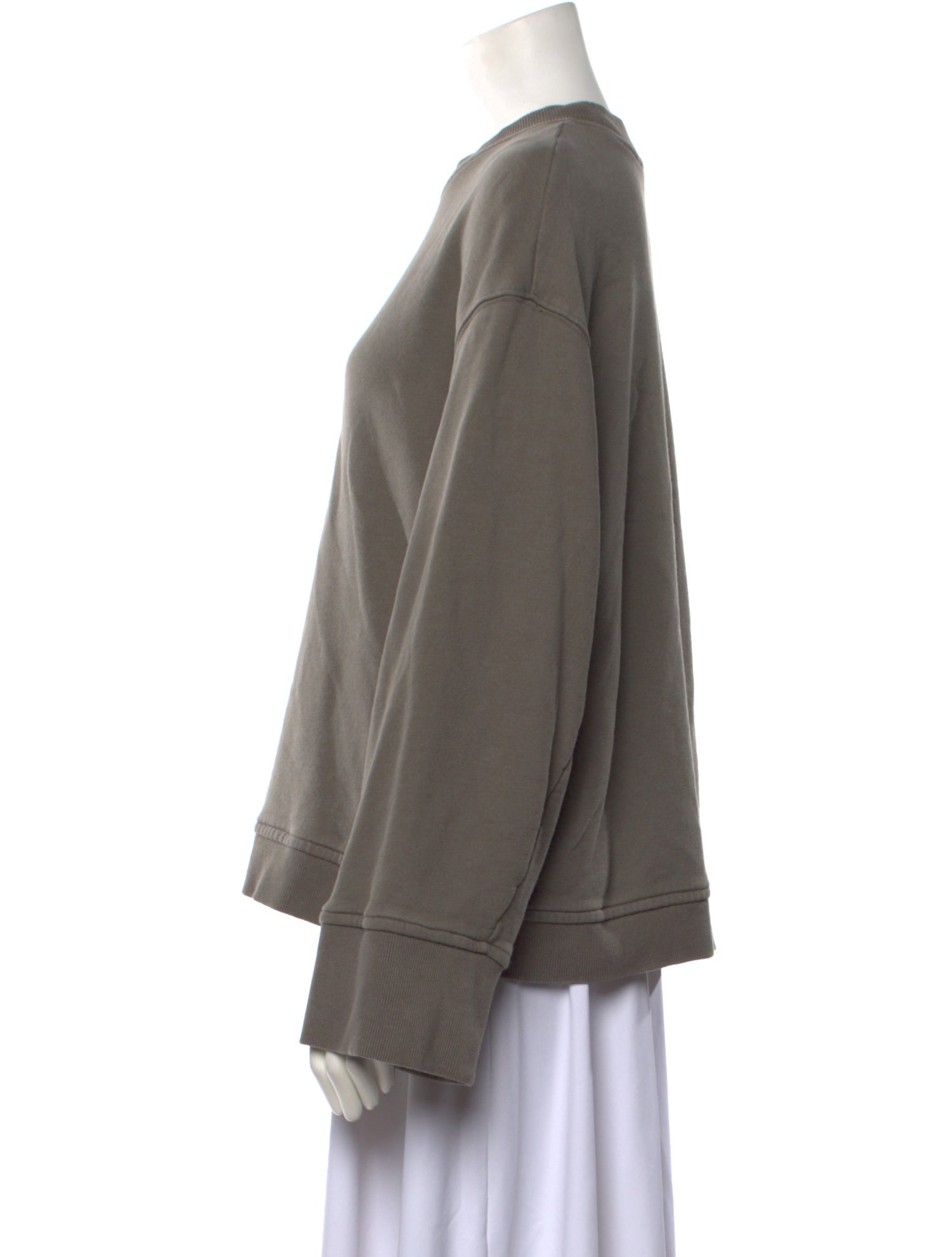 The Frankie Shop Crew Neck Long Sleeve Sweatshirt