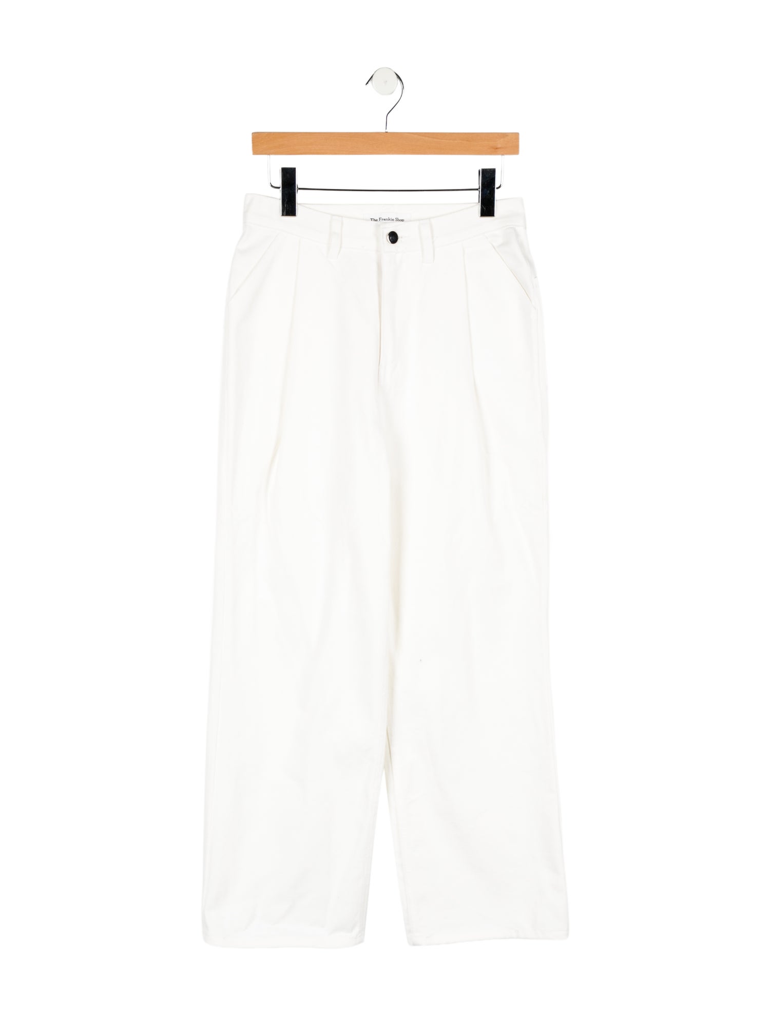 The Frankie Shop High-Rise Wide Leg Jeans