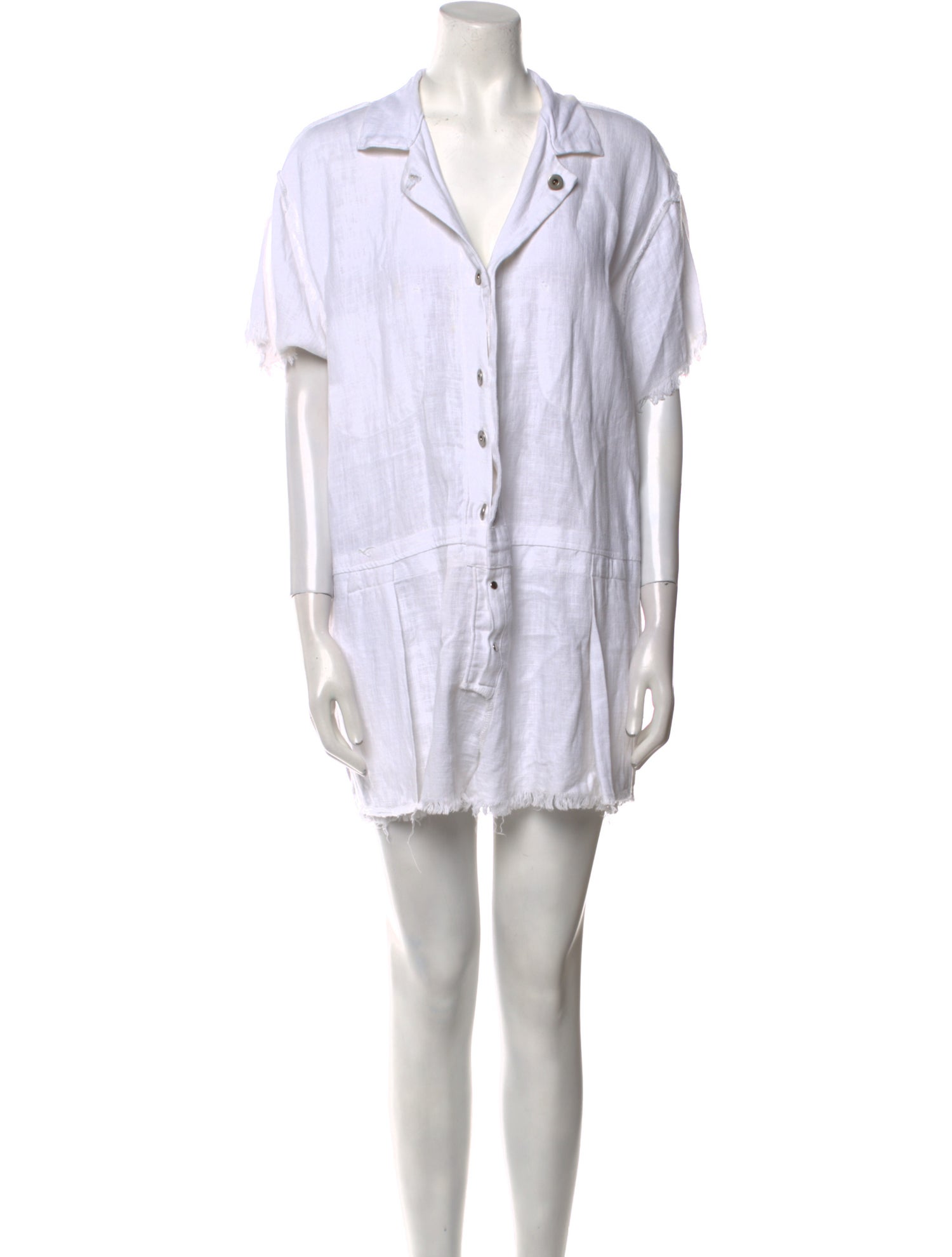 The Frankie Shop Linen Romper