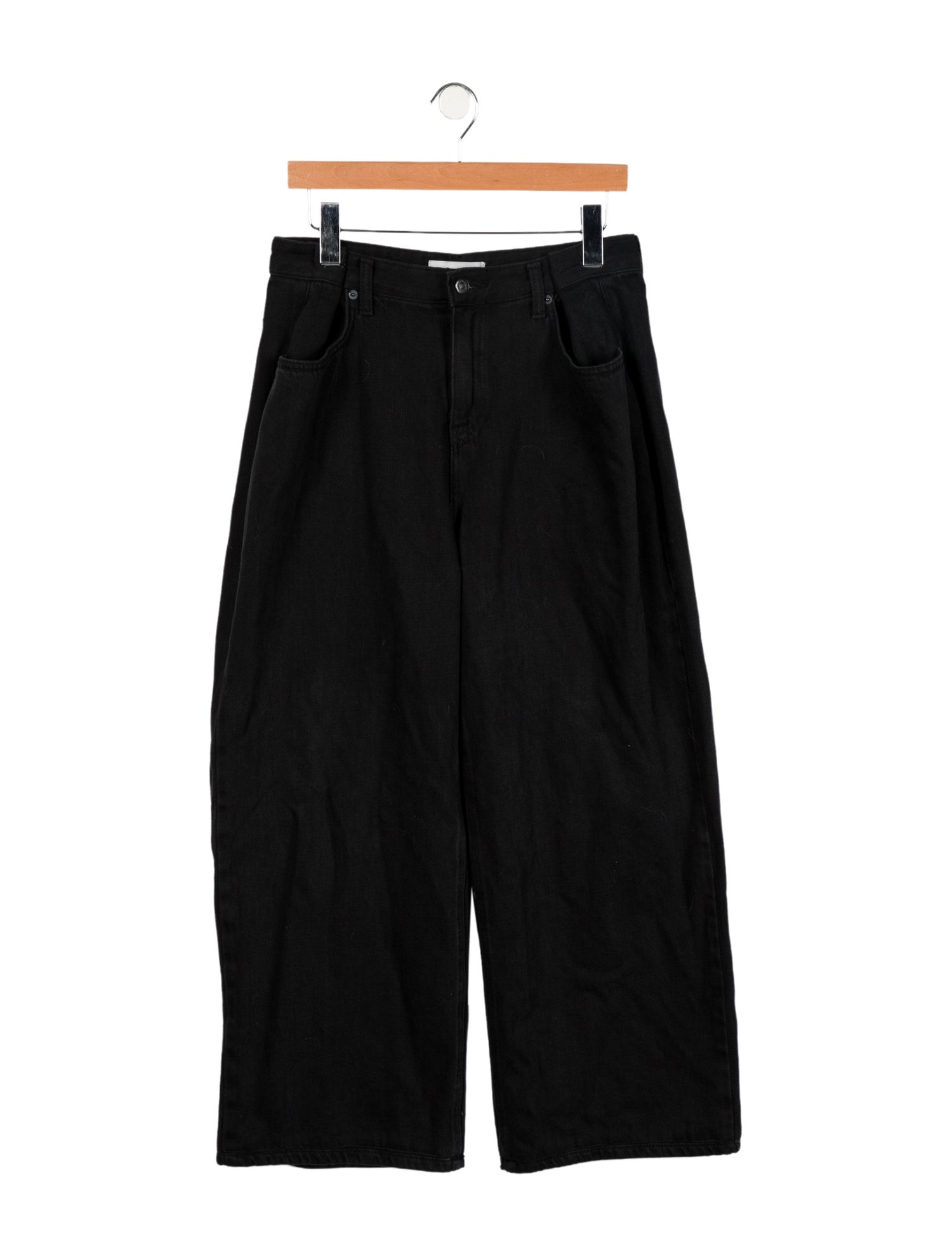 The Frankie Shop High-Rise Wide Leg Jeans