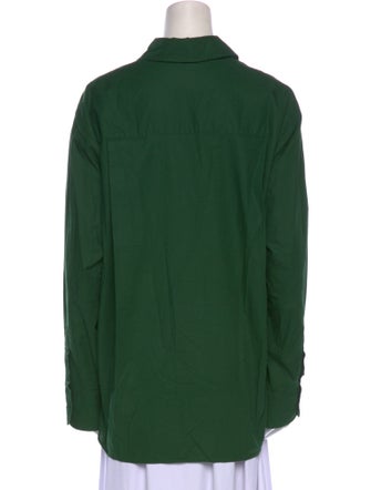 The Frankie Shop Long Sleeve Button-Up Top