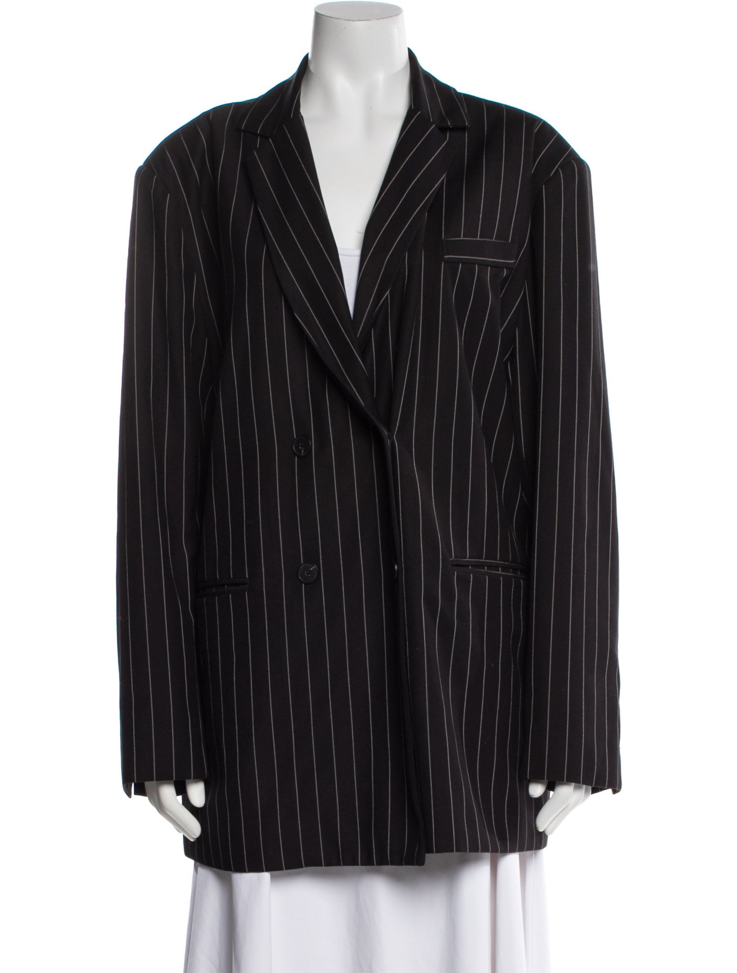 The Frankie Shop Striped Blazer