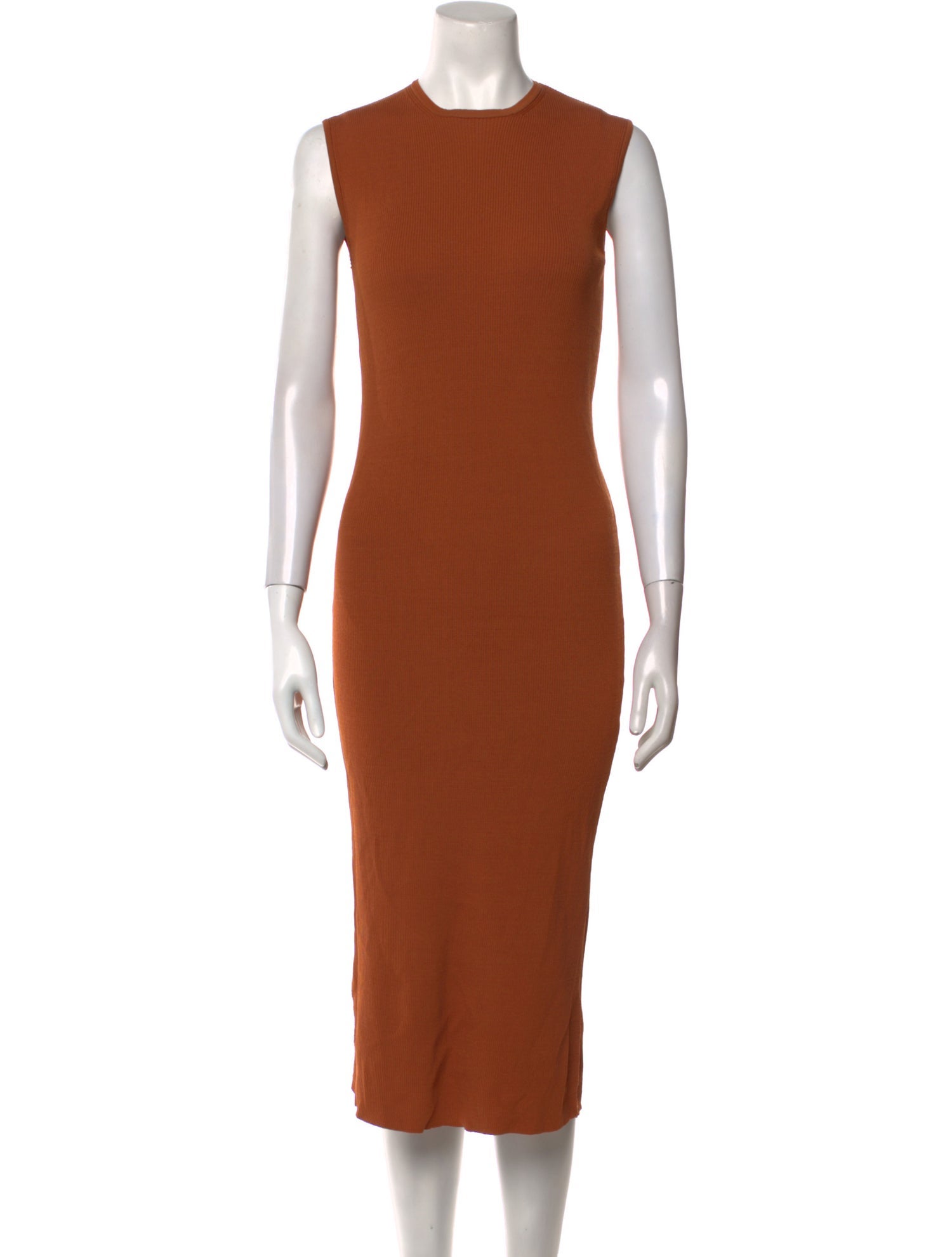 The Frankie Shop Crew Neck Midi Length Dress