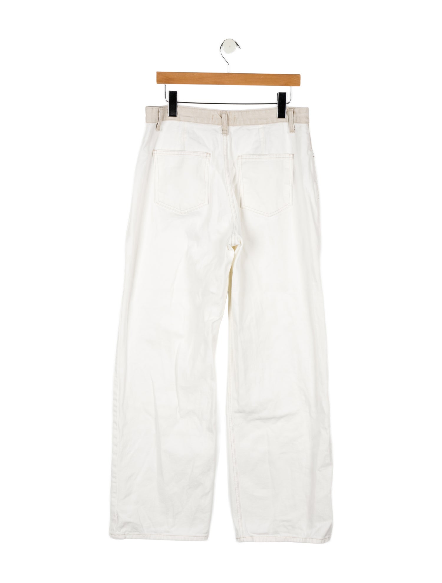 The Frankie Shop High-Rise Wide Leg Jeans
