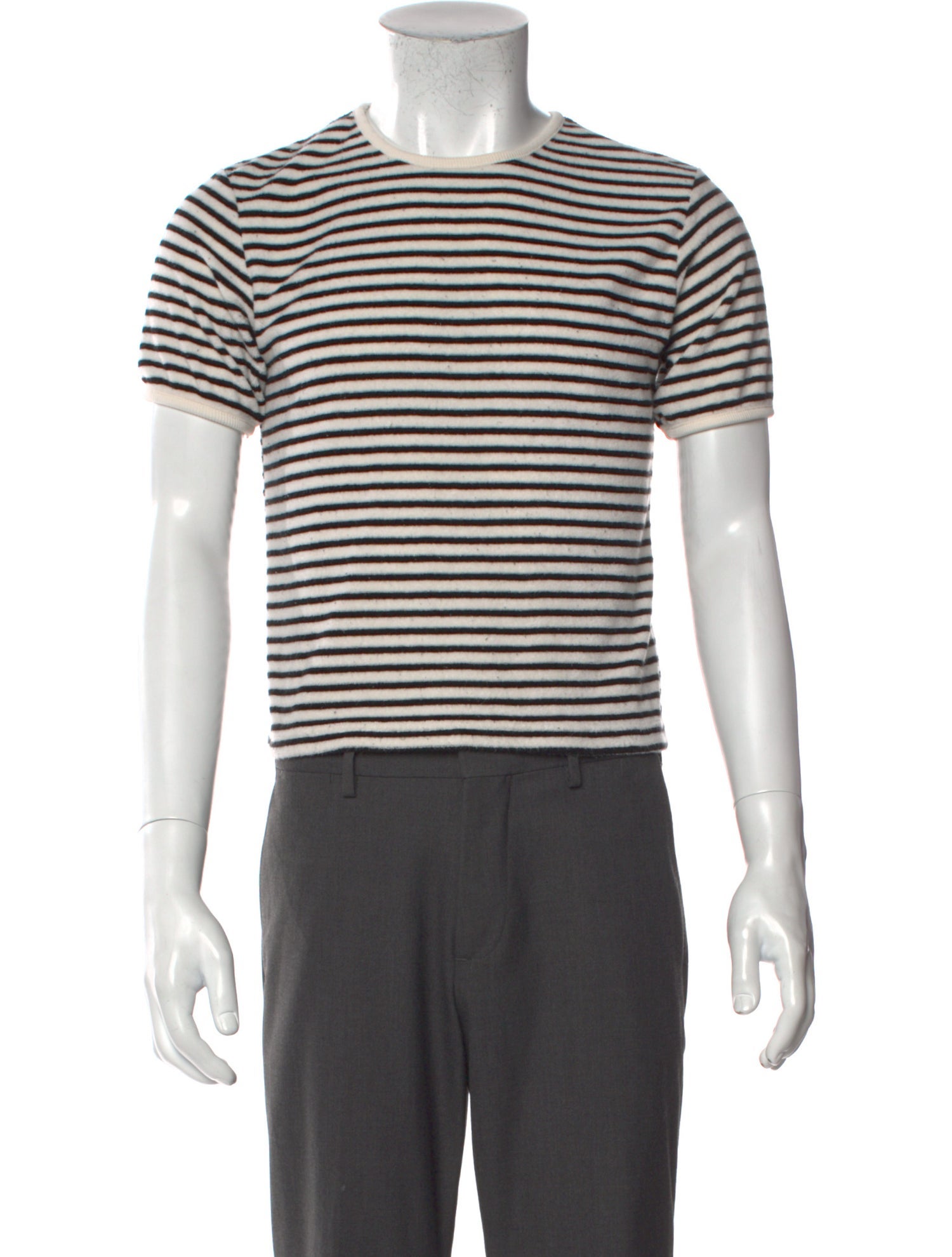 The Frankie Shop Striped Crew Neck T-Shirt