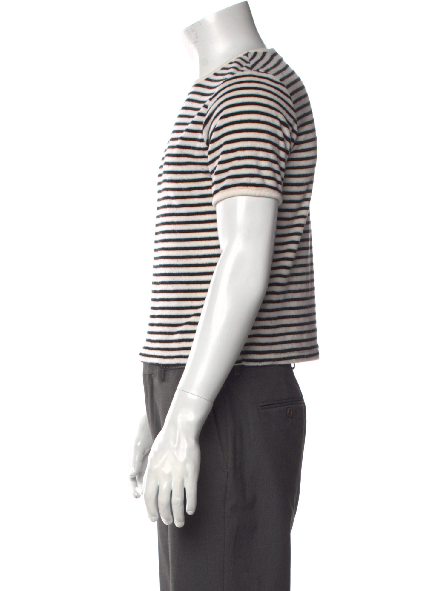 The Frankie Shop Striped Crew Neck T-Shirt