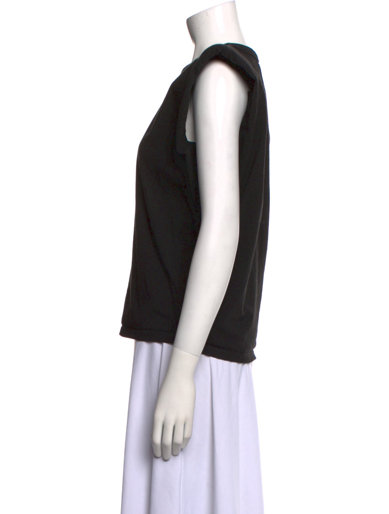 The Frankie Shop Crew Neck Sleeveless Top