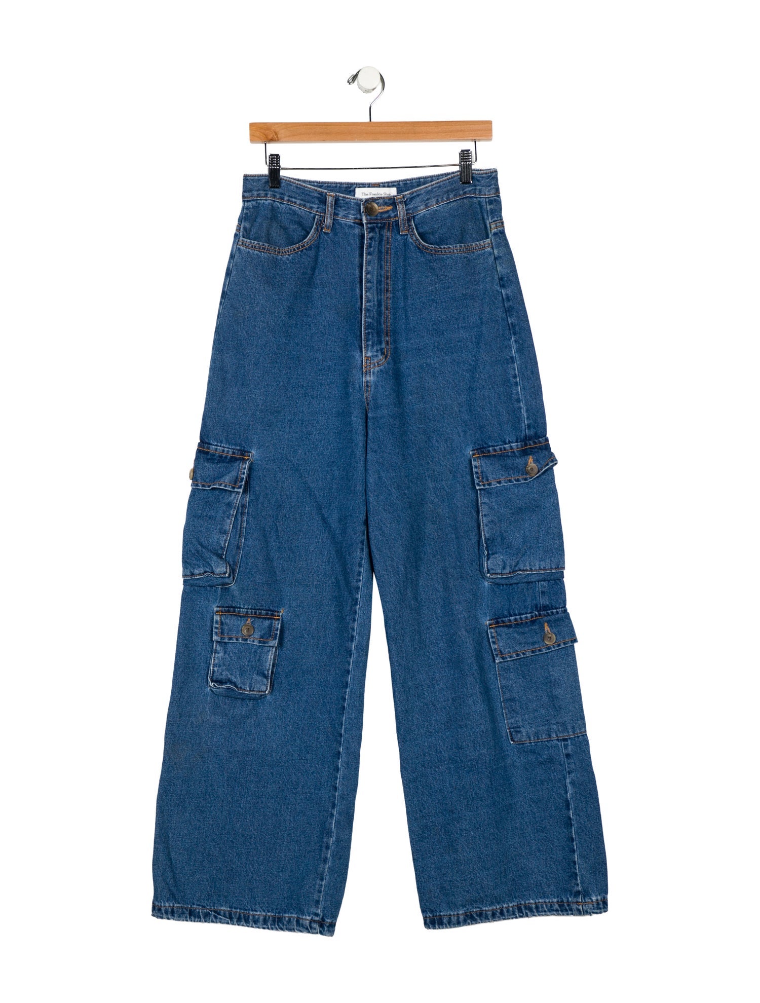 The Frankie Shop High-Rise Wide Leg Jeans